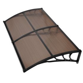 Awnings for Door Entrance, 38 x 78 in, Exterior Front Door Window Awnings with Drainage & Metal Bracket, Rain Snow Sun Protection