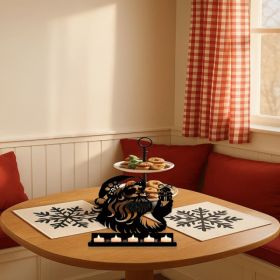 CIFbuy Vintage Snowman Elk Iron Wall Art Farmhouse Christmas Living Room Bedroom Entryway Decor(TikTok, Temu Pick-up Service) (Option: Defaulttitle)
