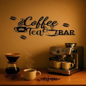 CIFbuy Vintage Distressed Iron Coffee Sign Rustic Wall Decor For Kitchen Bathroom Porch Living Room Office (TikTok, Temu Pick-up Service) (Option: Defaulttitle)